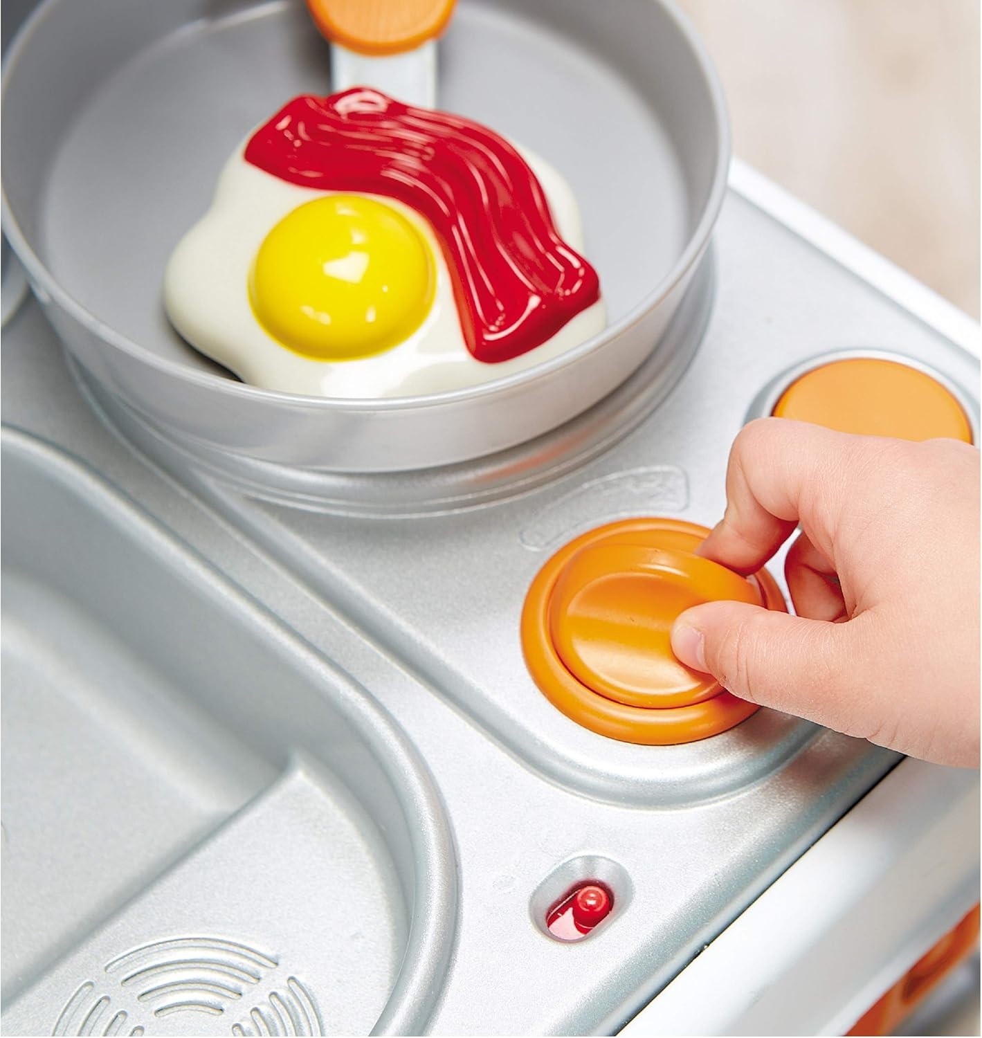 image:imageLittle Tikes Home Grown Kitchen  Role Play Realistic Kitchen Real Cooking amp Water Boiling Sounds Kitchen Accessories Set for Girls Boys  Multicolor 22 x 18 x 3025 inches